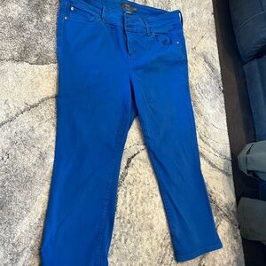 Torrid Feel the Fit Royal Blue Super Soft size crop Jegging 18S
